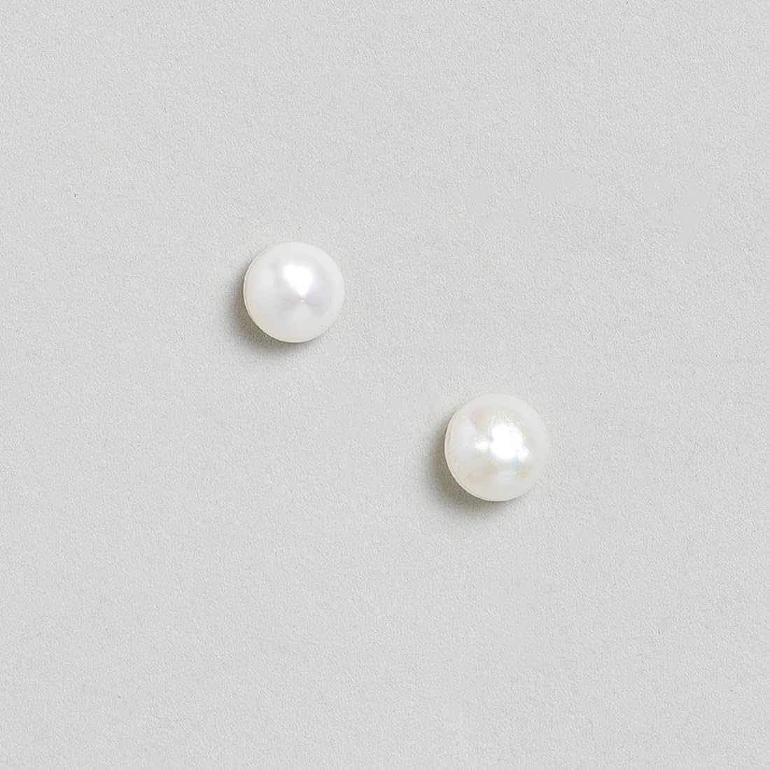 El Regalo 3 Pairs of Freshwater Pearl Stud Earrings Set - 3 Colors Pearls Studs for Kids/Girls/Teens/Women