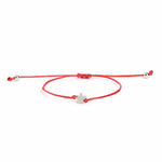 El Regalo 2PCs Red & Black String of Fate Bracelet Rakhi for Protection & Good Luck- 2Rakhis for Brother with Roli Chawal in Gift Box (Baby/Kids/Teens/Adults) (Heart Rakhis)