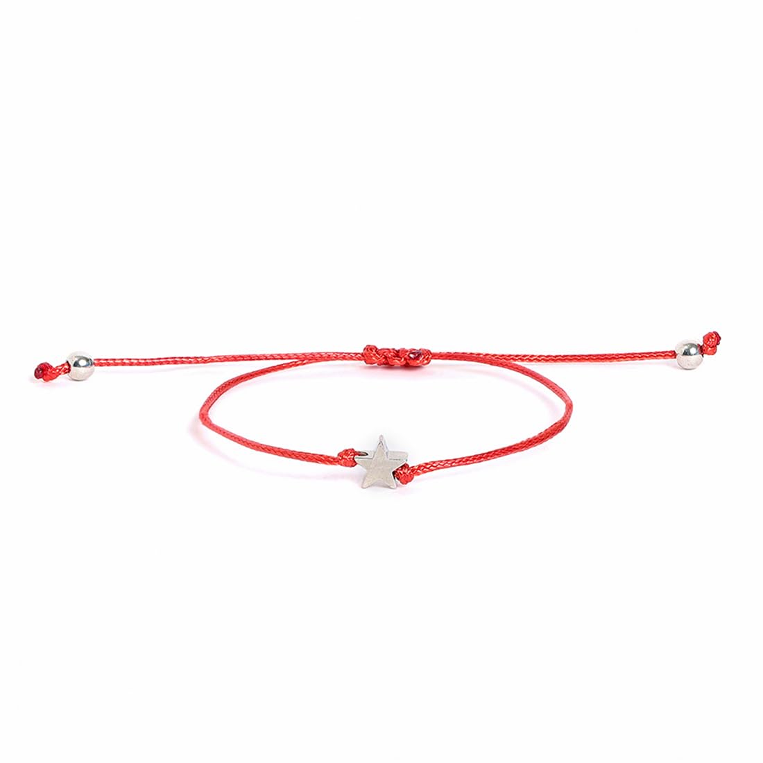 El Regalo 2PCs Red & Black String of Fate Bracelet Rakhi for Protection & Good Luck- 2Rakhis for Brother with Roli Chawal in Gift Box (Baby/Kids/Teens/Adults) (Heart Rakhis)