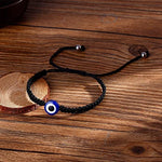 El Regalo 2 PCs Evil Eye Couple Jewelry Set- Evil Eye Big Leather Rope Necklace & Bracelet Set Best Friends/Besties/Couple- Women Men- Valentine's Day Gift (Evil Eye Jewelry Set- 2)