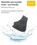 El Regalo 2 Large/Plus Size Cotton Face Mask | (Set of 2) Plus size masks with adjustable earloops | Plus Size 3 Layers Soft Cotton Masks | Reusable, Breathable and Washable (Color Option- 4)