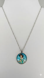 El Regalo Enchanted Tales Princess Pendant Necklace for Girls & Toddlers - Magical Character Jewelry for Birthdays, Parties & Gifting (Style-12)