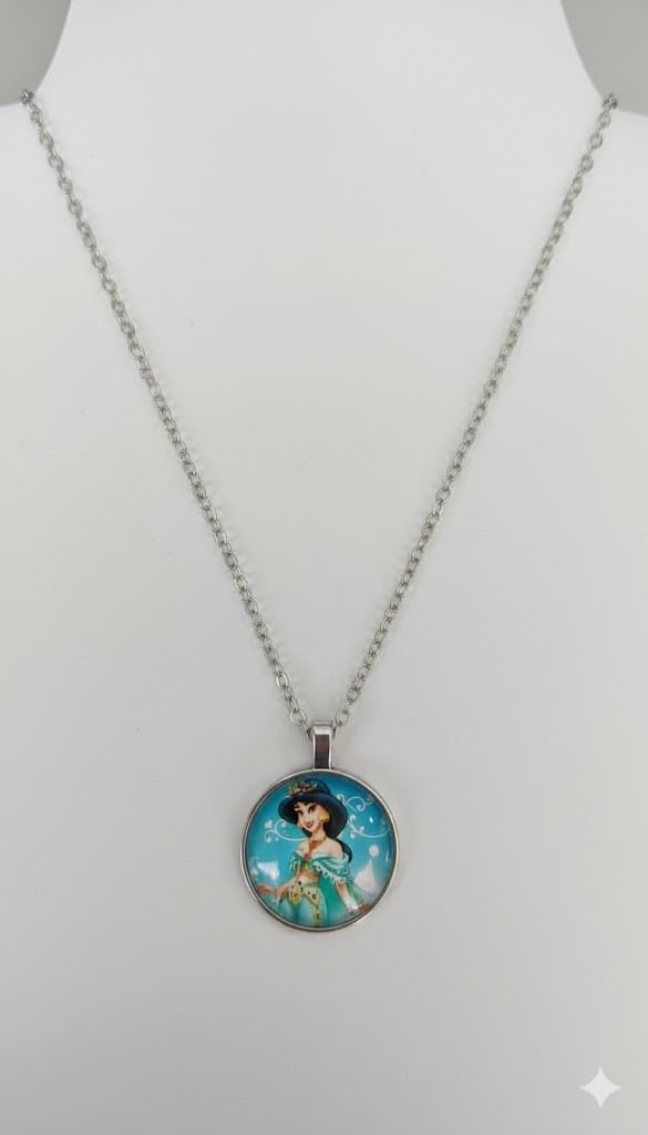 El Regalo Enchanted Tales Princess Pendant Necklace for Girls & Toddlers - Magical Character Jewelry for Birthdays, Parties & Gifting (Style-12)