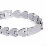 El Regalo 1 PC Designer Stainless Steel Bracelets Rakhi for Brother | 1 PC Anti Tarnish Chain Rakhi with Roli- Chanwal, Message Card in Rakhi Gift Box for Bhai/Bhaiya (Option-5)