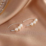 El Regalo Elegant Faux Pearl Earrings for Women - Elegant 18K Gold & Silver Plated Moti Jewelry Collection | Fancy Studs, Dainty Drops & Long Dangle Pearls Earrings for Girls (Style-9)