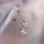 El Regalo 1 Pair Daisy Flower Earrings for Girls & Women- Cute Flower Earrings (Style- 6)