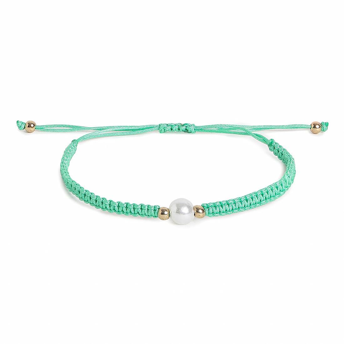 El Regalo 2PCs Pearls Rakhi Combo Set for Bhaiya-Bhabhi/Bhai- Bhatija/Bhatiji- Rakhi Gift Combo with 2 Pearls Rakhi, Roli-Chawal Shagun Pack, Message Card in Gift Box (Neon Green)