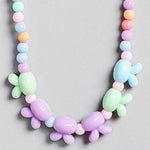 El Regalo 4 PCs Kids Beads Jewelry Combo Sets - Kids Beads 2 Necklace & 2 Bracelets Jewelry Sets for Girls & Toddlers (Option-4)