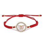 El Regalo 2 PCs Fancy CZ Butterfly Rakhis Combo Set - Beautiful 2 Rakhis Set with Roli Chawal, Rakhi Message Card in Rakhi Gift Box for Little Brother/Bhabhi/Niece/Nephew