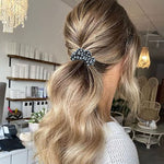 El Regalo 3 PCs Hair Ties, Elastic Pearls Hair Scrunchies, Pearl Hair Bands Bead Hair Ropes Hair Accessories for Women and Girls (Pack of 3) (Option-1)