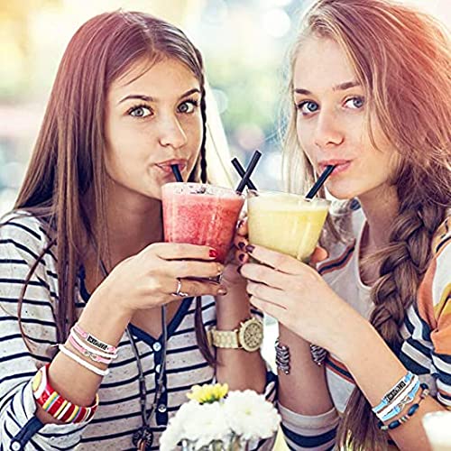 El Regalo Best Friend Infinity Pink & Blue Bracelets Set/BF Besties Unisex Bracelet Set for Friendship Day