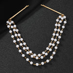 El Regalo Pearl Hair Clip for Women & Girls | Multi Layer Tassel Pearl Hair Accessory | Elegant Korean Style Hair Pin Barrette for Bun Hairstyle | Bridal Party Wedding Hair Addition (1 Pc)