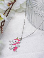 El Regalo 2PCs Cute Enamel Pony/Unicorn Pendant Necklaces Combo Set for Girls/Teens/Women | Unicorn Jewelry Set