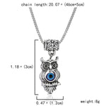 El Regalo Womens 6 Pcs Evil Eye Protection Pendant Necklaces For All - Butterfly, Elephant, Turtle, Elephant, Owl, Hamsa Hand & Eye