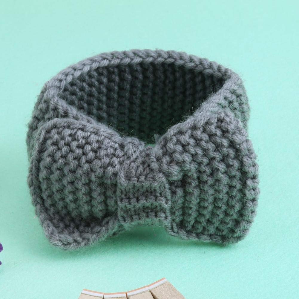 El Regalo 1 PC Kids Knitting Headbands Turban Head Wrap/Hair Band/Unisex Kids Ear Warmer for Girls & Boys (Pink)