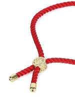 El Regalo Name Initials Evil Eye Bracelet Rakhi for Brother- Name Letter CZ Rakhi with Roli Chawal, Message Card in Rakshabandhan Box for Bhai (Red- B)
