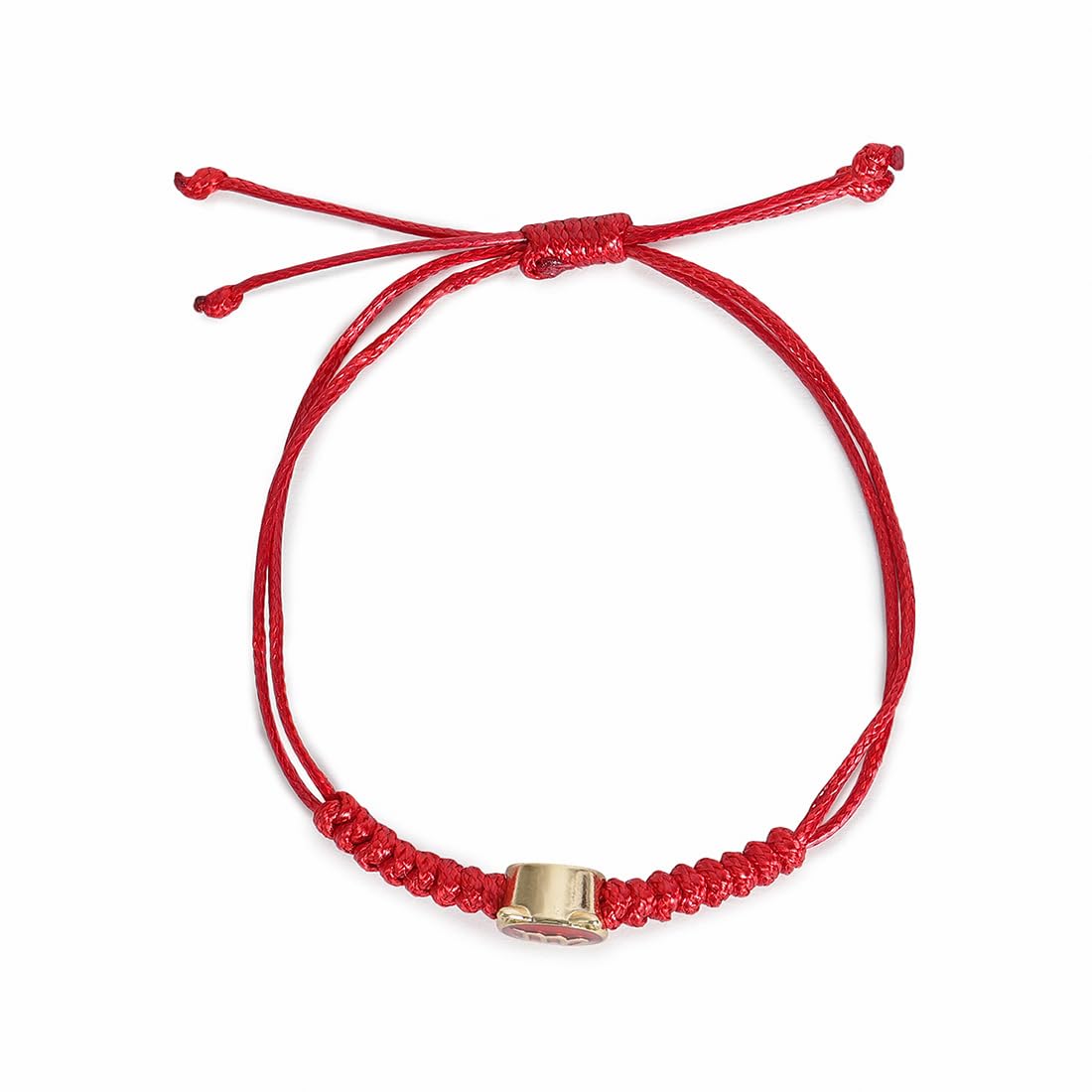 El Regalo 1 PC Zodiac Signs/Sun Signs Red Thread Bracelet Rakhi for Bhai/Brother/Niece or Nephew - Zodiac Sign Rakhi, Roli-Chawal Shagun, Rakhi Message Card in Rakhi Box (Virgo Rakhi)
