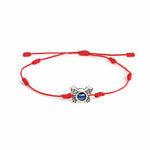 El Regalo 2PCs Evil Eye Rakhi Combo Set for Bhai-Bhabhi or Bhai-Bhatija/Bhatiji- 2 Evil Eye Rakhis with Roli Chanwal, Rakhi Card in Rakhi Gift Box (Option-8)