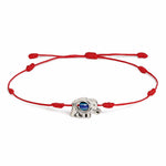 El Regalo 2PCs Evil Eye Rakhi Combo Set for Bhai-Bhabhi or Bhai-Bhatija/Bhatiji- 2 Evil Eye Rakhis with Roli Chanwal, Rakhi Card in Rakhi Gift Box (Option-2)