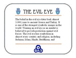 El Regalo Evil Eye Hamasa Hand Red String Unisex Bracelet Macrame Braided with Blue Lucky Eye to Ward Off The Evil Eye (Black) For Unisex Adult