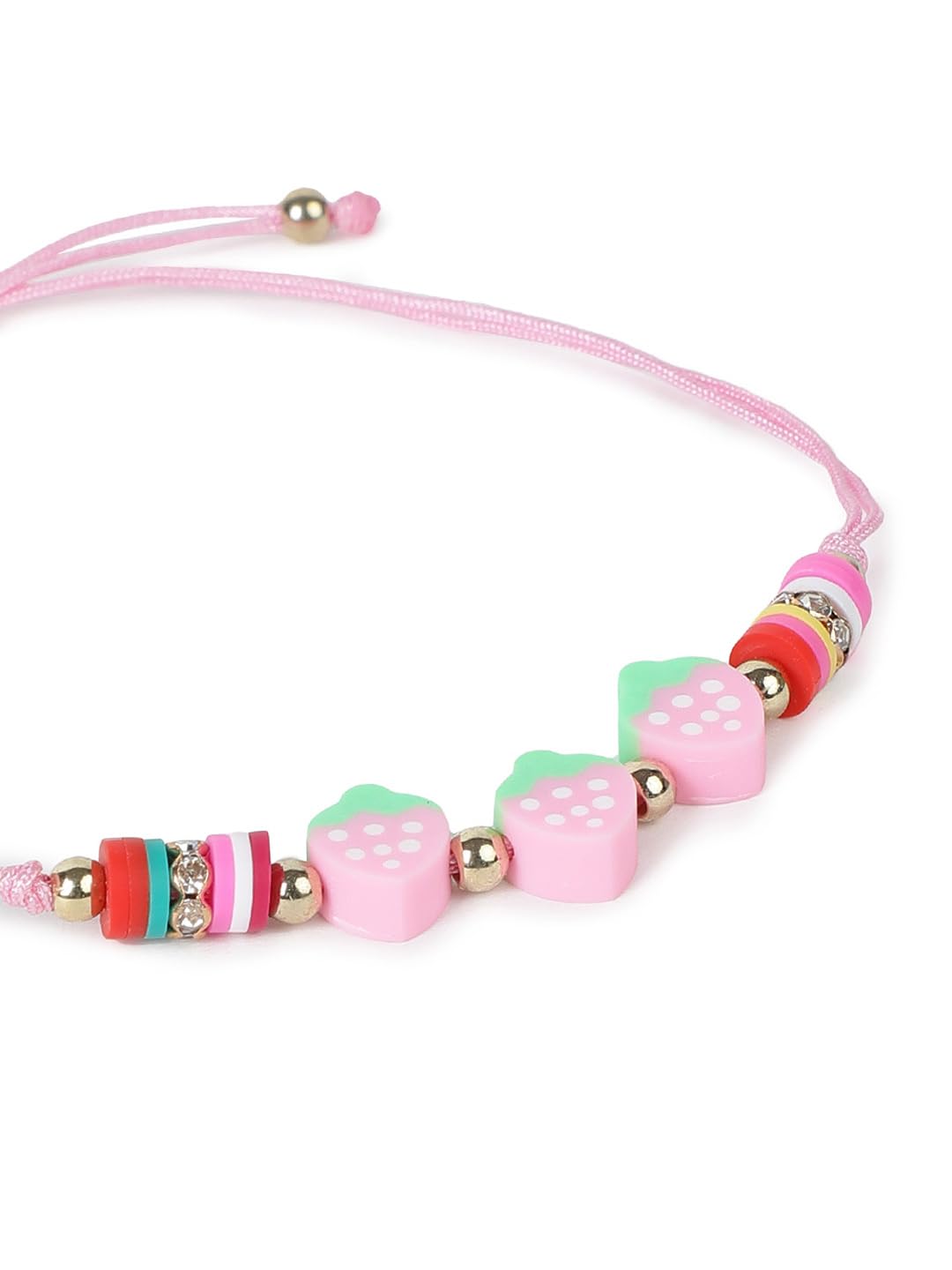 El Regalo 2PCs Cute Kids Fruits Beads Bracelet Rakhis Set for Brother/Bhai - Kids Rakhis with Roli Chawal in Gift Box - Adorable Fruit Charm Rakhis for Boys (Cute Rakhi Set-6)