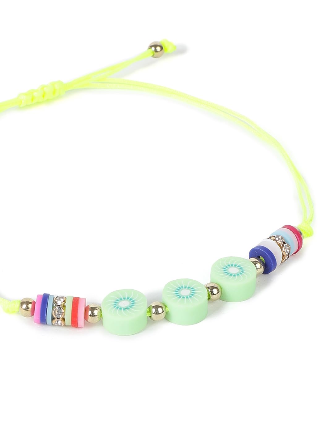 El Regalo 2PCs Cute Kids Fruits Beads Bracelet Rakhis Set for Brother/Bhai - Kids Rakhis with Roli Chawal in Gift Box - Adorable Fruit Charm Rakhis for Boys (Cute Rakhi Set-3)