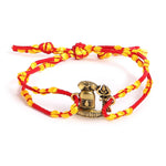 El Regalo OM Ganesha Red Thread Rakhi for Brother/Bhai/Bhaiya- Auspicious OM/Aum, Ganesha Rakhi with Roli Chawal Shagun, Rakhi Message Card in Rakhi Gift Box (Shiva Moli Rakhi)