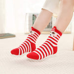 El Regalo 5 Pairs Christmas Cotton Warm Socks Children Cartoon Boys Girls Toddler Winter Autumn Xmas Funny Socks (XXL (12-16 Years))