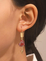 El Regalo Cupid's Arrow Heart Earrings- VALENTINE'S DAY GIFT for HER- Heart Arrow Hook Earrings for Girls & Women