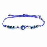 El Regalo 2PCs Evil Eye Rakhi Combo Set for Bhai-Bhabhi or Bhai-Bhatija/Bhatiji- 2 Evil Eye Rakhis with Roli Chanwal, Rakhi Card in Rakhi Gift Box (Option-9)