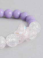 El Regalo Cute Princess Beaded Necklace & Bracelet Jewelry Set for Girls/Kids/Toddlers | Mermaid Theme Party Dress Up Jewelry Set- Gift for Girls Kids