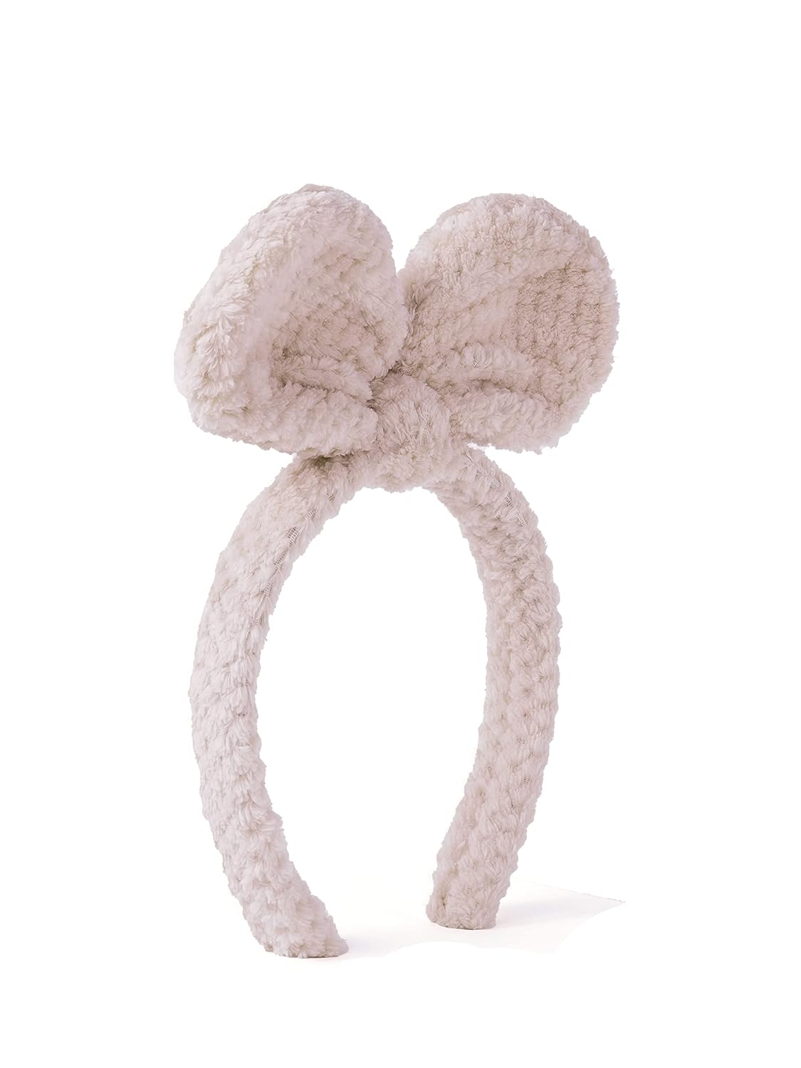 El Regalo 2 Bow Hairbands for kids Bow Headband Hair Accessories for Girls (Pink & White)