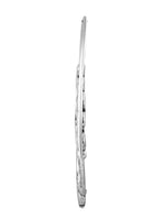 El Regalo Tribal Bohemian Style "Tree of Life" Spiral Hoop Earrings for Girls & Women (Silver)