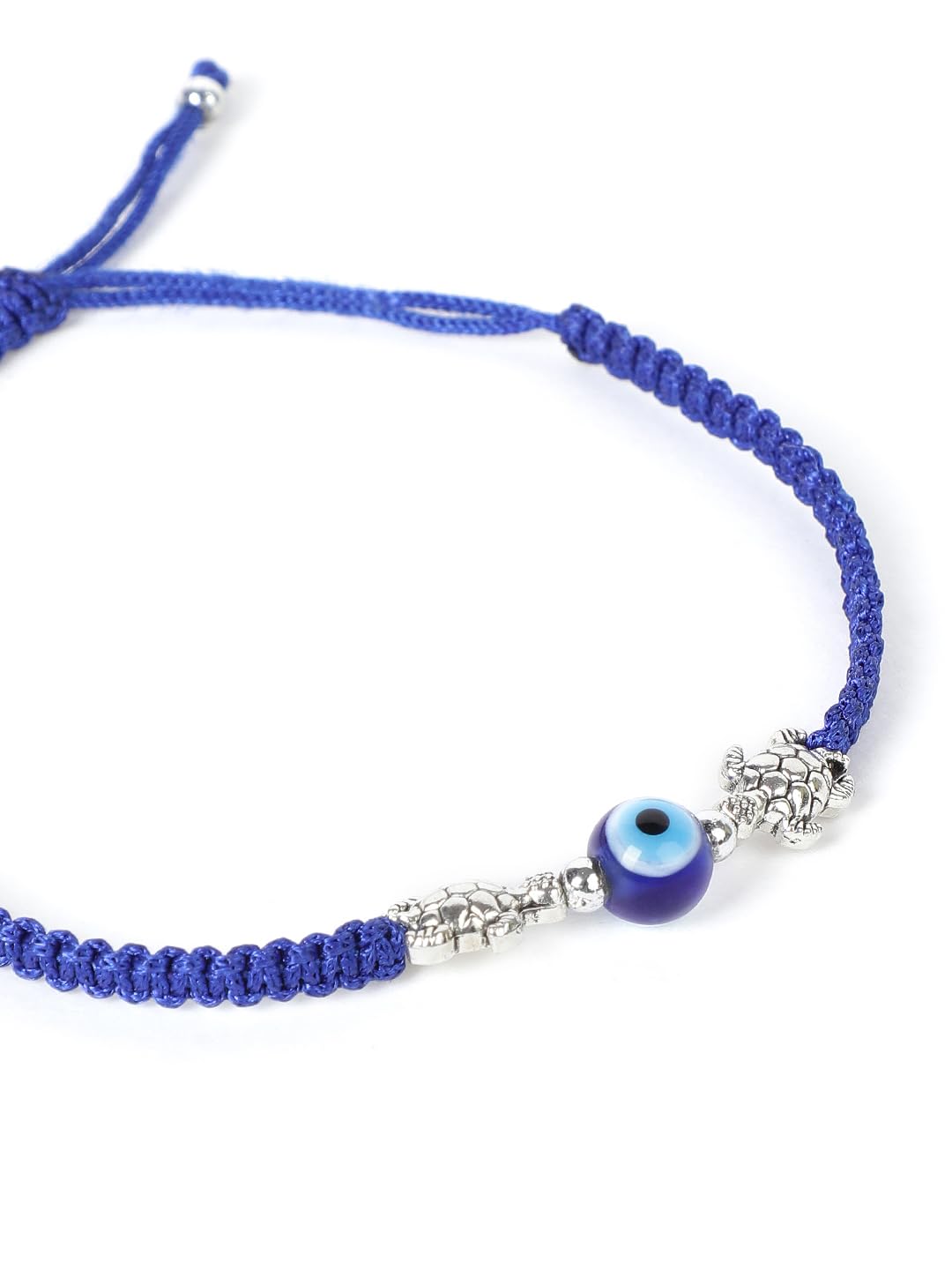 El Regalo 2PCs Cute Evil Eye Bracelet Rakhi Combo for Brothers/Bhai-Bhabhi- Fancy Evil Eye Rakhi with Roli Chawal in Rakshabandhan Gift Box (Elephant & Turtle Evil Eye)
