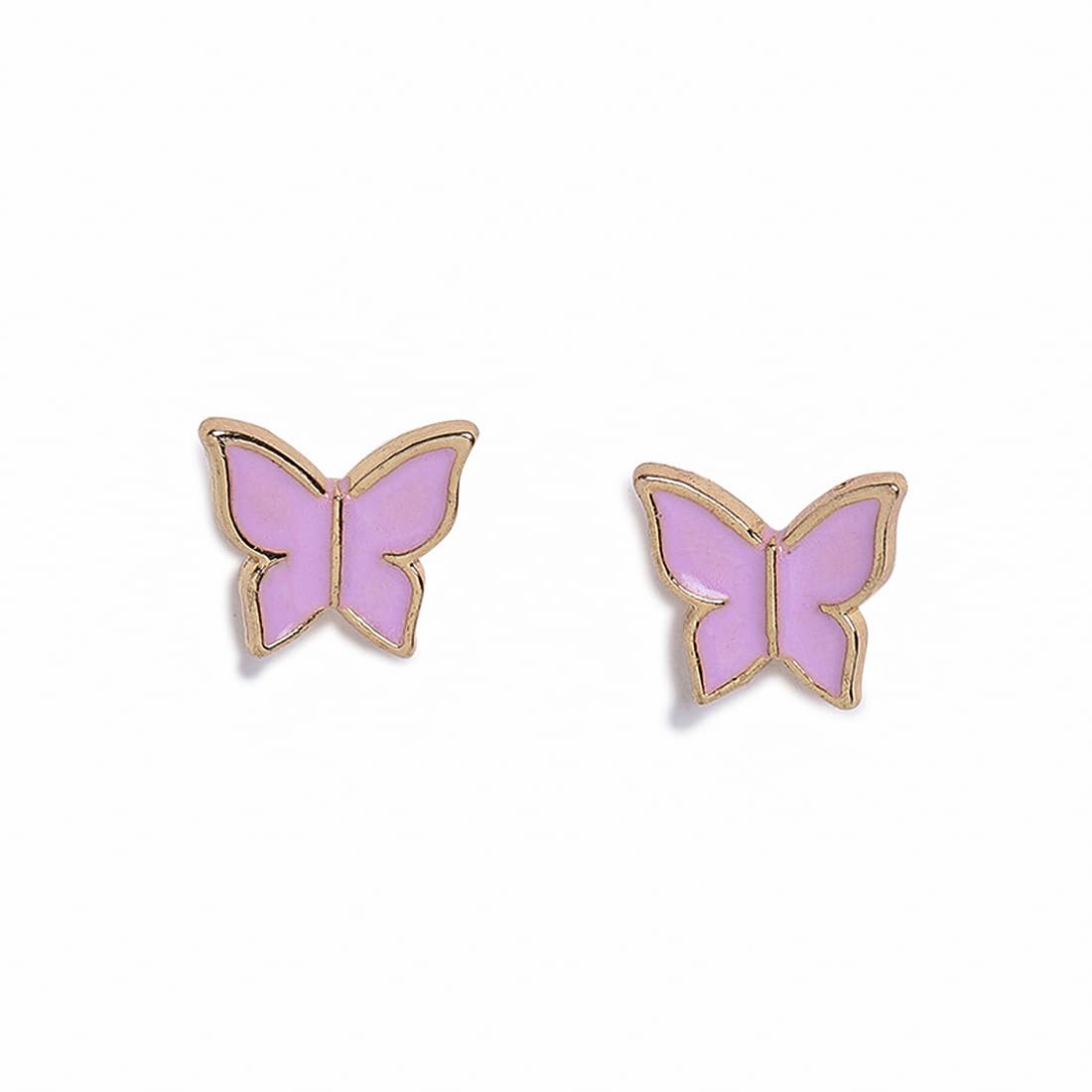 El Regalo 3 Pairs Hypoallergenic Earrings Set for Girls Teens Kids- Tiny Stud Earrings Set Heart Butterfly Rainbow Star Unicorn Straberry Ice Cream Cute Earring (Style-4)