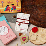 El Regalo Quirky 2PC Sports Rakhi for Kids | 2 Sport Balls Rakhis Combo Set for Brother/Niece/Nephew- Rakhi for Sports Lovers Bhai with Roli-Chawal, Message Card in Rakhi Gift Box (Option-7)