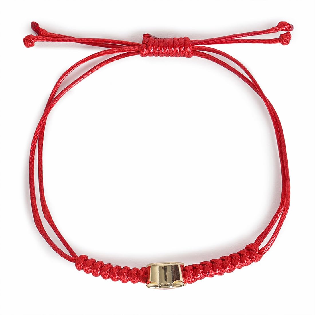 El Regalo 1 PC Zodiac Signs/Sun Signs Red Thread Bracelet Rakhi for Bhai/Brother/Niece or Nephew - Zodiac Sign Rakhi, Roli-Chawal Shagun, Rakhi Message Card in Rakhi Box (Pisces Rakhi)