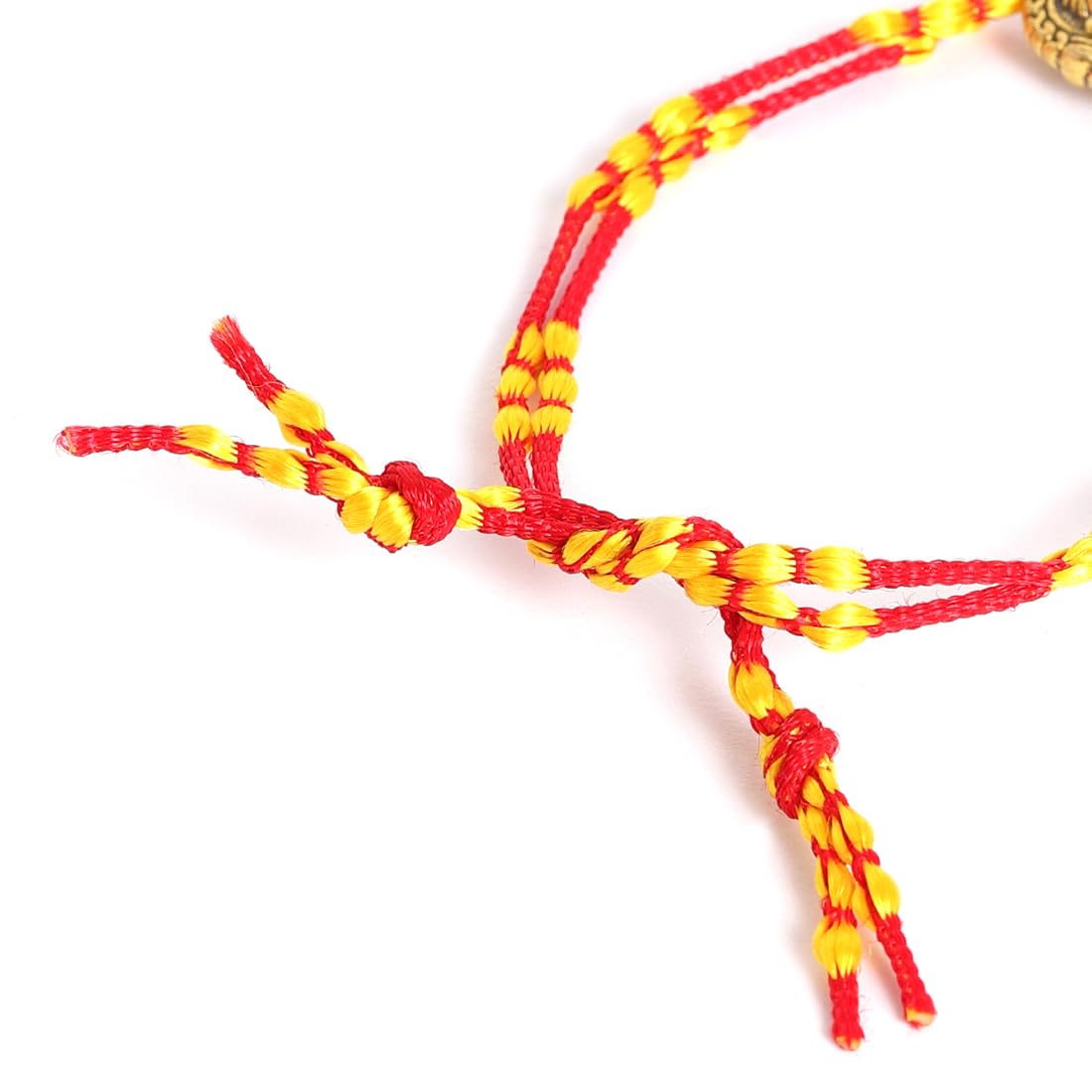 El Regalo OM Ganesha Red Thread Rakhi for Brother/Bhai/Bhaiya- Auspicious OM/Aum, Ganesha Rakhi with Roli Chawal Shagun, Rakhi Message Card in Rakhi Gift Box (Ganesha Moli)