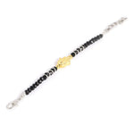 El Regalo 1st Rakhi for Baby Brother - 925Silver Plated Cute Charms Babies/Toddlers Evil Eye Hamsa Hand Nazaria Rakhi with shagun, Rakhi Message Card in Rakhi Gift Box (Golden Hamsa Hand Nazaria)