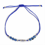 El Regalo 1PC Evil Eye Rakhi for Bhai/Bhabhi/Bhai/Bhatija/Bhatiji- Fancy Evil Eye Rakhi with Roli Chanwal, Rakhi Card in Rakhi Gift Box (Option-5)