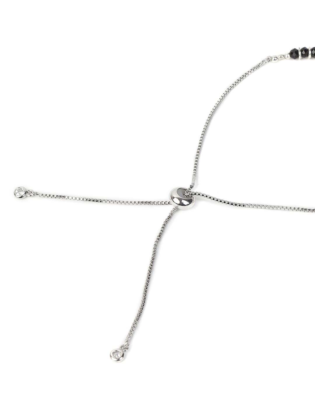 El Regalo Cute & Fancy Baby Evil Eye Nazaria Bracelet Rakhi with Roli Chawal, Rakhi Message Card in Rakhi Gift Box - Kids Evil Eye Adjustable Chain Rakhi (Red Evil Eye Nazaria Rakhi)