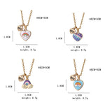 El Regalo Unisex 2 Pcs Best-Friend (BF) Pendant Necklace Set For Besties/Sisters/Best Friends- BFF Rainbow Heart Clouds/Star/Mermaid Heart/Unicorns Necklaces (Best Friend Yin Yang Flower)