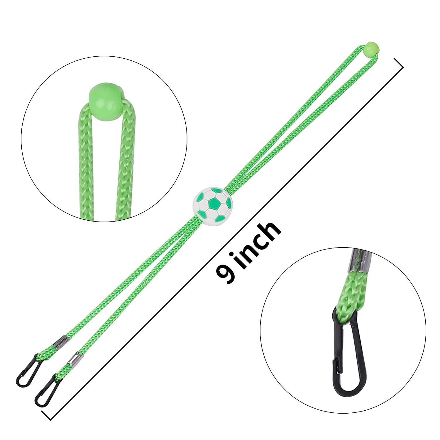 El Regalo Football Safety Facemask Lanyard for Kids- Boys & Girls | Child Adjustable Lanyard Handy Convenient Safety Face Mask Holder Rope, Mask Holder for Kids, Adjustable Mask Strap (4)