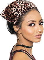 El Regalo Scarf Bandana Headbands for Girls & Women- Elastic Bandanas Triangle Hairband Boho Scarf Headband Headwear Hair Accessory (Option-3, One Size)
