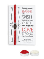 El Regalo 1PC Sports Balls Rakhi for Brother- Cute & Fancy Balls Bracelet Rakhi for Sports Lover Brother with Roli Chawal in Rakhi Gift Box (American Football)