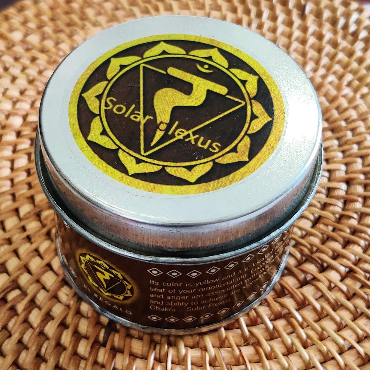 El Regalo Solar Plexus Chakra, Manipura Chakre Candles, Aromatherapy/Meditation Candles | Fragrances: Cinnamon