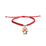 El Regalo 2 PCs Cute Kids/Teens Rakhis Set for Brother/Sister/Niece/Nephew - Beautiful 2 Bracelet Rakhis Set with Roli Chawal, Message Card in Rakhi Gift Box (Option-3)