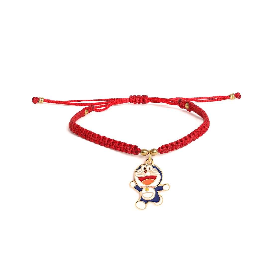 El Regalo 2 PCs Cute Kids/Teens Rakhis Set for Brother/Sister/Niece/Nephew - Beautiful 2 Bracelet Rakhis Set with Roli Chawal, Message Card in Rakhi Gift Box (Option-3)