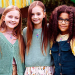 El Regalo 3 PCs BFF Best Friend Forever Split Heart Magnetic Matching Pendant Necklaces Set for Kids/Girls/Teens- Friendship Puzzle Necklaces Sets for Besties (Sparkly Blue Heart)