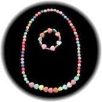 El Regalo Kids Jewelry | Colorful Stars Jewelry Set for Girls | Necklace Bracelet Set